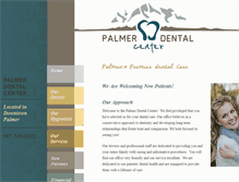 Tablet Screenshot of palmerdentalcenter.com